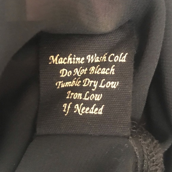 MINE Black Full Sheer Button Down Shirt/Blouse/Top, Size M - Picture 9 of 9